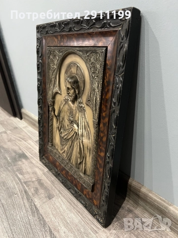 Метална икона на Исус, снимка 4 - Икони - 52108147