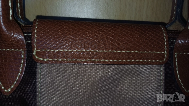 Longchamp кафява чанта , снимка 5 - Чанти - 51514038
