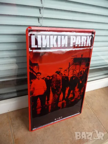 Метална табела Музика Линкин Парк ню метал рап R 'n B хитове група рок, снимка 2 - Декорация за дома - 50114085