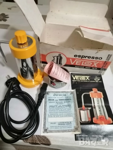 Ретро, италианска кафеварка VELOX, снимка 4 - Кафемашини - 52850024