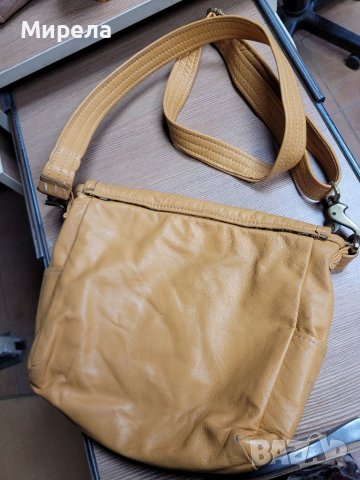 Естествена кожа чанта през рамо от  еколожката KIRA HOFFMAN  , снимка 12 - Чанти - 39671107