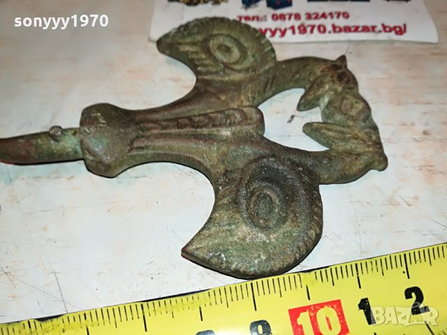 стар бронзов тирбушон-антика 2607210953, снимка 7 - Антикварни и старинни предмети - 33626549