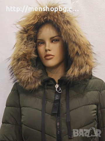 Дамско яке с естествен пух код 14 - 1, снимка 4 - Якета - 51968126