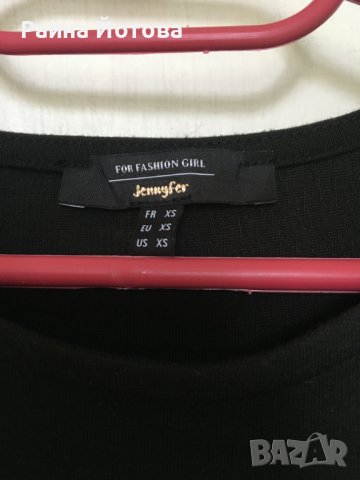 Чисто нова черна рокля по тялото, размер XS, снимка 5 - Рокли - 37340635