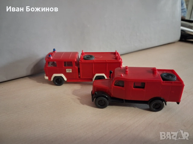 Пожарни камиончета,1:87 Wiking., снимка 2 - Колекции - 53102199