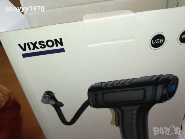 VIXON-CAR AIR COMPRESSOR 12V 2002250802, снимка 6 - Аксесоари и консумативи - 49203030