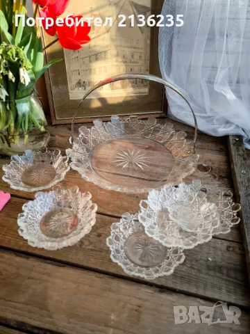 Сервиз кристал и сребро, снимка 3 - Сервизи - 49902376