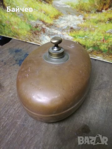 Rein kupfer spezial немска армия охладител маркиран старинен, снимка 4 - Антикварни и старинни предмети - 35417487