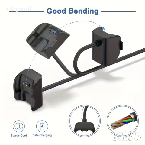 Кабел за зареждане за Samsung Galaxy Fit 2, снимка 7 - Смарт гривни - 53387254