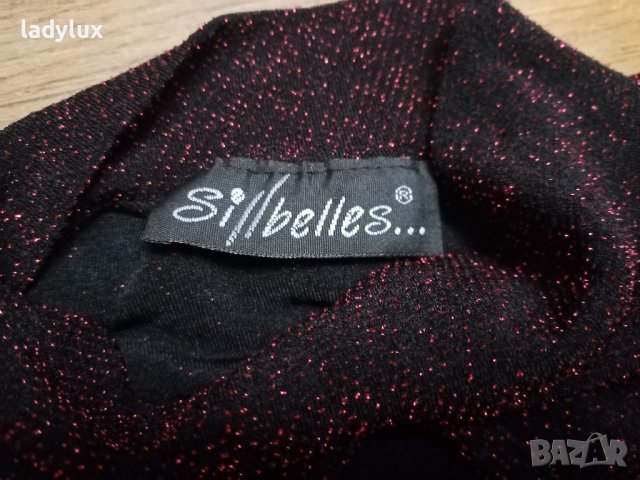 Si Belles, с ламе, Размер XS/S. Код 2155, снимка 5 - Тениски - 44068884