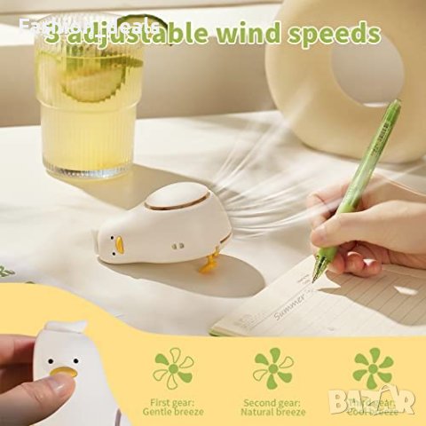 Нов детски преносим вентилатор за врат охлаждане пътуване на открито, снимка 3 - Други - 40698835