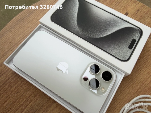 Iphone 15 pro 128 gb с оставаща гаранция