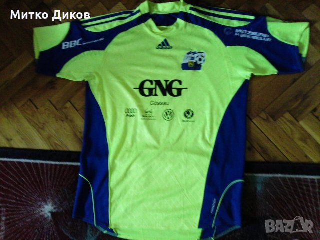 Футболна тениска вратарска Адидас Formation match worn FC Gossau  №1 размер Л
