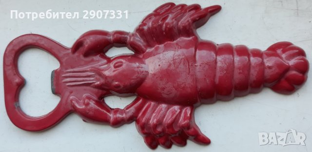отварачка за бутилки във формата на рак. Италия, снимка 1