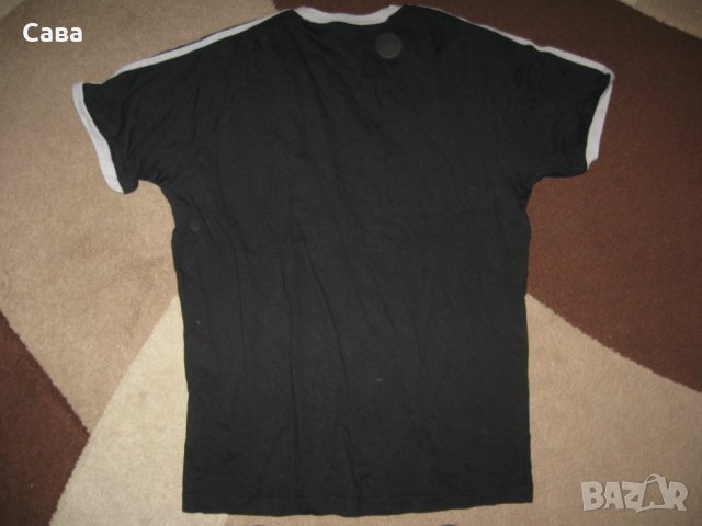 Тениски ADIDAS  мъжки,М-Л  /черни и сива/, снимка 4 - Спортни дрехи, екипи - 37462569