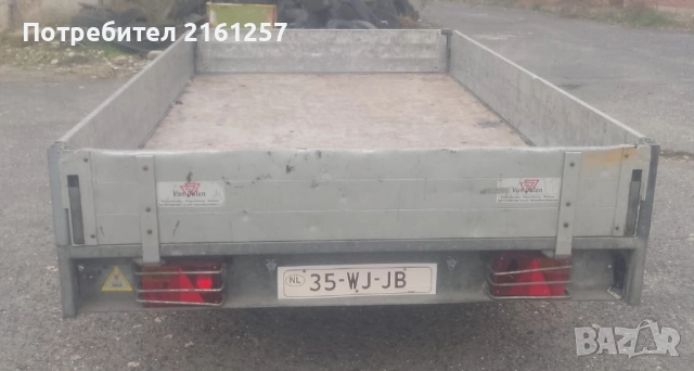 Товарно ремарке 3000кг 2012г , снимка 6 - Ремаркета - 52458847