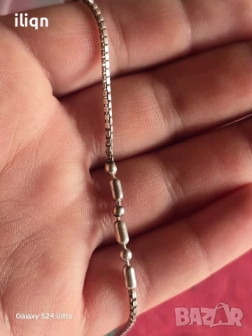 Сребърна гривна. 24см. Цена 22,99лв. За Севлиево безплатна доставка. , снимка 2 - Колиета, медальони, синджири - 50952186