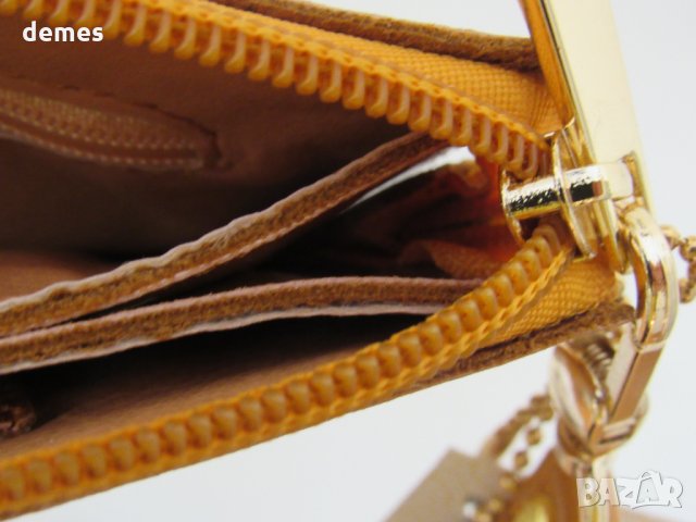 Дамско портмоне от естествена кожа-св. кафяво,нов,Монголия, снимка 4 - Портфейли, портмонета - 35109351