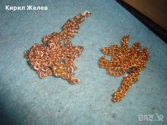 2 ПОЗЛАТЕНИ КОЛИЕТА ВЕРИЖКИ НЕЖНИ ФИНИ и КРАСИВИ РЕТРО АРТ ДЕКО СТИЛ 8645