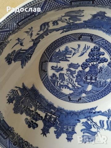 английска голяма чиния JOHNSON BROS, снимка 3 - Чинии - 39480177