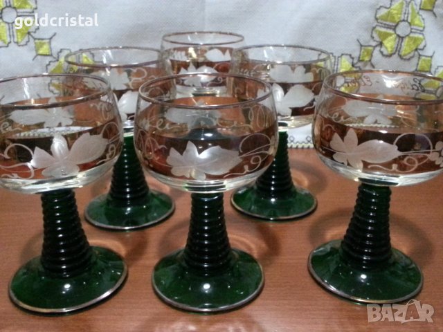 Френски кристални чаши , снимка 7 - Антикварни и старинни предмети - 43342818