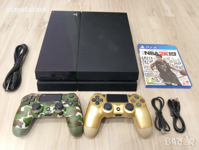 Playstation 4 с два нови контролера, снимка 2 - PlayStation конзоли - 52824460