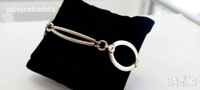 Сребърна гривна-10,96гр/925, снимка 2 - Гривни - 37246973