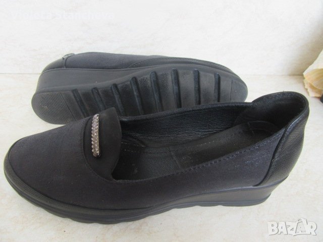 ЧЕРНИ ДАМСКИ ОБУВКИ № 38, снимка 3 - Дамски ежедневни обувки - 37483235