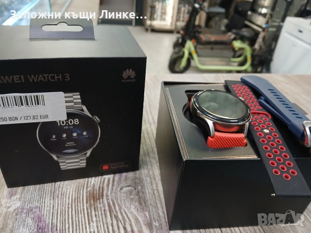 Huawei Watch GT3 + 2 Каишки, снимка 3 - Мъжки - 52914914