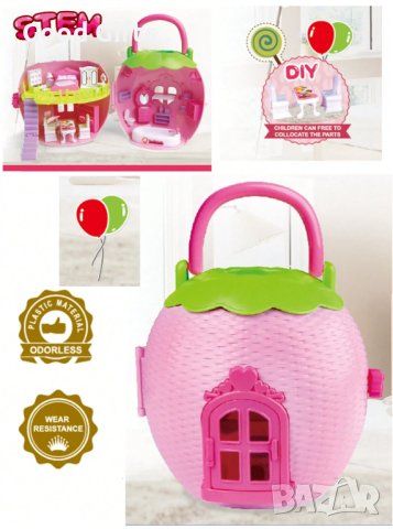 Къща за кукли и кукла с аксесоари, снимка 2 - Кукли - 43301095