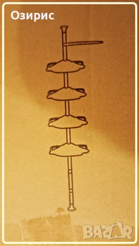 Ъглова етажерка за баня - ИЗГОДНО !!!, снимка 4 - Етажерки - 50930274