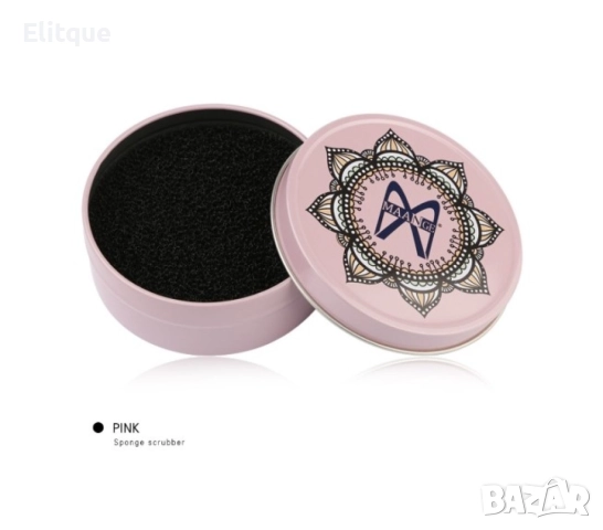 Кутия с гъбка за почистване на четки за грим  MAANGE с активен въглен HZS103, снимка 6 - Други - 52820399