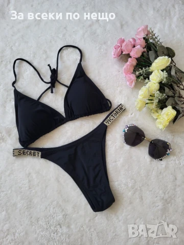Victoria's Secret Дамски Черен Бански С 2 Части👙Дамски Бански С Две Части Код BS-9