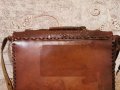 Стара кожена дамска чанта , снимка 6