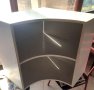 Ъглов горен кухненски шкаф с две прегради от пдч, снимка 1