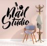 Nail Studio маникюр стикер постер самозалепваща лепенка за салон маникюр козметичен