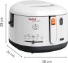 Фритюрник Tefal FF162131 Filtra One, coolwall, Регулируем термостат, 1,2 кг, Бял, снимка 9