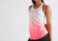 ПОТНИК с кръстосани презрамки за фитнес, с принт DOMYOS, снимка 3