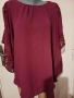 ДАМСКА Тъмно Червена БЛУЗА - Размер XXXL / XXXXL , снимка 1