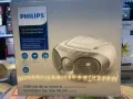 Микросистема Philips, AZ215S/12, CD-R, CD-RW, FM stereo, Сребрист, снимка 1