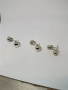 Сребърни дамски обеци ръчно изработка на винт, снимка 5