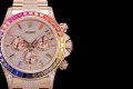 Mъжки часовник Rolex Daytona Cosmograph Rainbow с автоматичен швейцарски механизъм, снимка 2