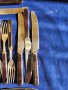 вилици, ножове, лъжици / руски к-т за хранене, 18 броя,  солидни прибори, СССР, черни дръжки, снимка 5