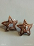Ажурни сребърни обеци във формата на ЗВЕЗДА 🌟 елегантни стилни 16625, снимка 5
