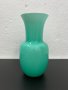 Стъклена ваза цвят тюркоаз. №4870, снимка 1