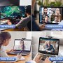 Нова USB Уеб камера за компютър лаптоп с микрофон 1080p влог Youtube, снимка 6