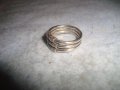 СТАР СРЕБЪРЕН РЕТРО ПРЪСТЕН ВИСОКА ПРОБА СРЕБРО МАЙСТОСКИ - Тип КРАЛСКА ПЛЕТКА ОРНАМЕНТИКА 27349, снимка 9