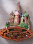 Автентичен дървен 3D магнит от Москва, Русия-серия-, снимка 1