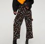 Zara M-Пола- панталон с флорален принт висока талия 