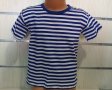 Нова бебешка моряшка класическа тениска , снимка 1 - Бебешки блузки - 28569152